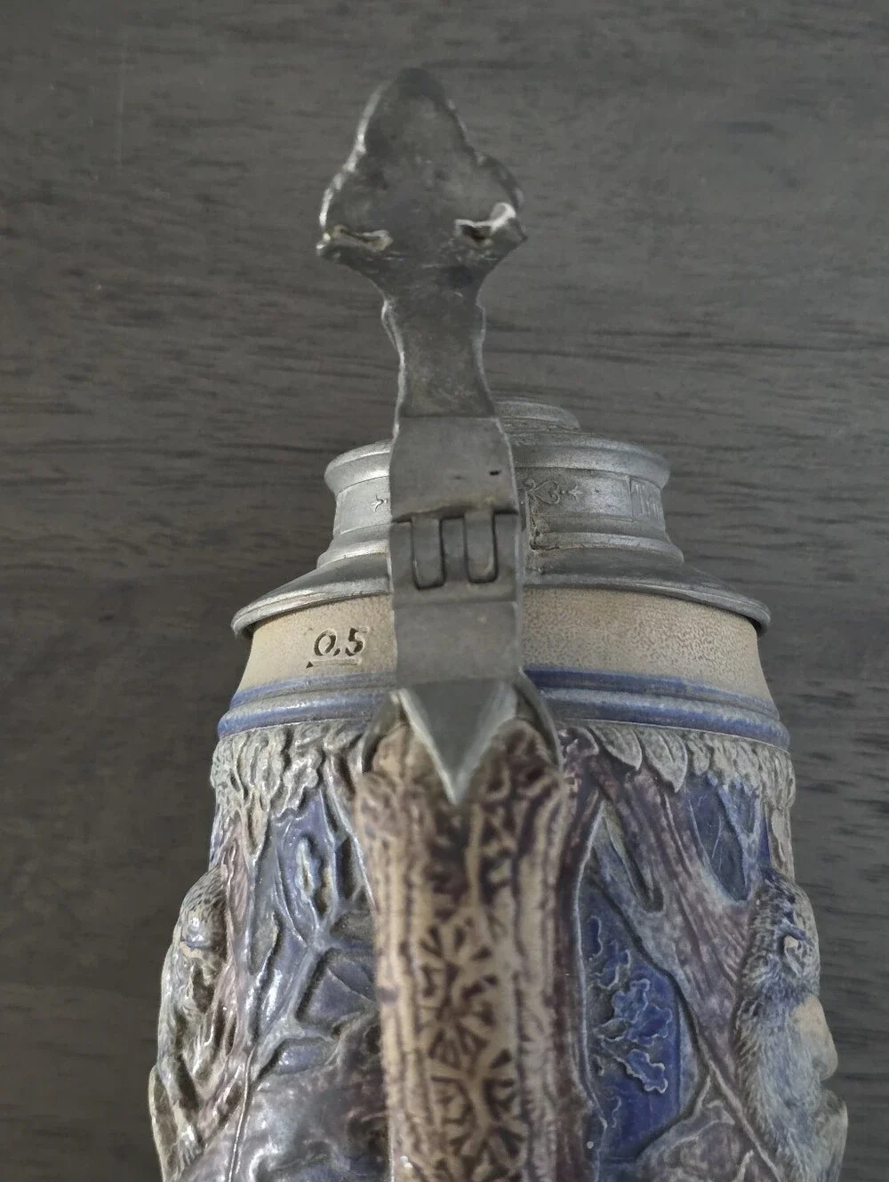 Vintage Dümler & Breiden Beer Stein Number 127 Monkeys in the Virgin Forest